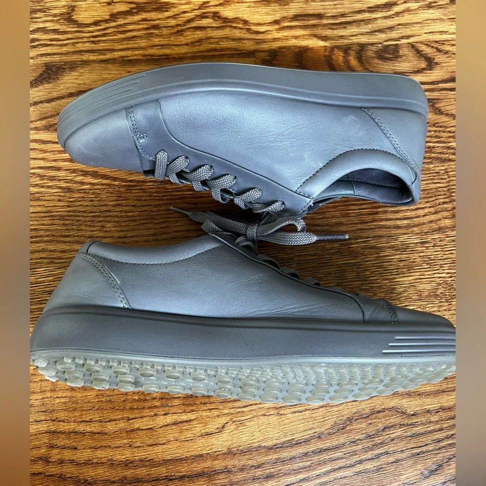 ECCO Soft Monochromatic 2.0 Sneaker Leather Gravity Purple Shoes Casual 40 - Picture 11 of 14